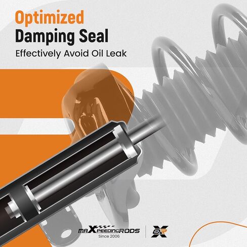 maXpeedingrods 2Pc Front Struts for Honda CR-V 2007-2014, 272492 272491 Shock Absorber Complete Struts with Coil Spring Assembly in Saudi Arabia