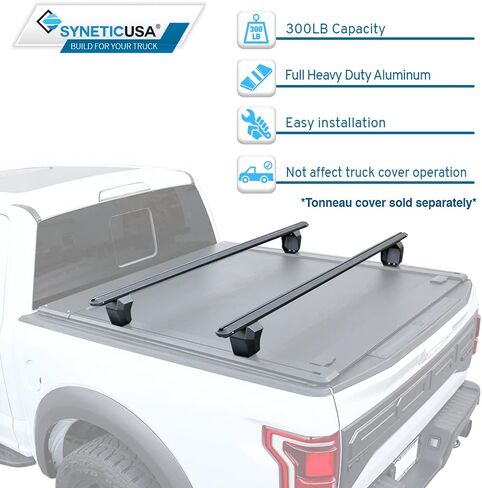 Syneticusa HD قابل للتعديل العارضة شاحنة السرير أبراج الثقيلة رف البضائع متوافق مع تاكوما رينجر كولورادو كانيون in Saudi Arabia