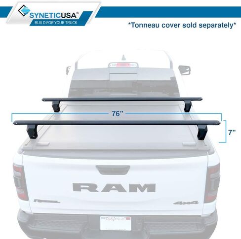 Syneticusa HD Adjustable Crossbar Truck Bed Towers Heavy Duty Cargo Rack Compatible with F150 Ram Silverado Tundra Titan in Saudi Arabia