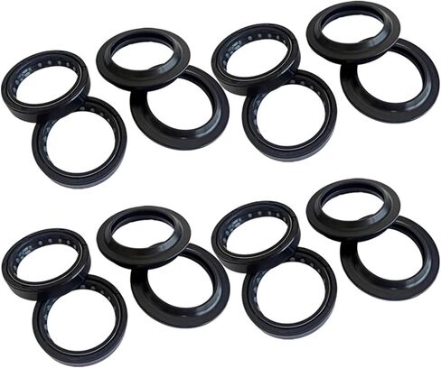 43x55x11 43 * 55 Front Shock Fork Damper Shaft Oil Seal Retainers 43 55 Dust Cover For MT01 MT 01 1600 2005-10 MT1600 MT-01(2pc Seal 2pc Cover) in Saudi Arabia