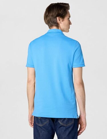 Lacoste Men's Discontinued Classic Pique Slim Fit Short Sleeve Polo Shirt, Nocturnal Blue Heathered, XXXXL in Saudi Arabia