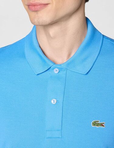 Lacoste Men's Discontinued Classic Pique Slim Fit Short Sleeve Polo Shirt, Nocturnal Blue Heathered, XXXXL in Saudi Arabia
