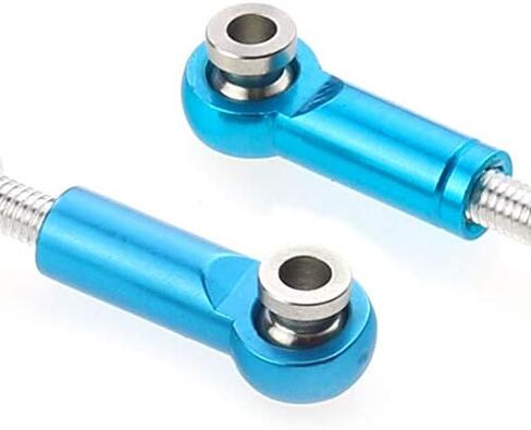 Replacement Part For 6Pcs Adjustable For 1/18 A949 A959 A969 A979 K929 Aluminum Upgrade Spare Parts Metal Linkage Pull Rod Servo Link A959-B - (Color: Green) in Saudi Arabia