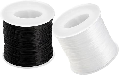 Crystal Elastic Beading String Transparent Jewelry Making Cord Durable DIY Craft Line for Bracelets and Handcraft Projects in Saudi Arabia