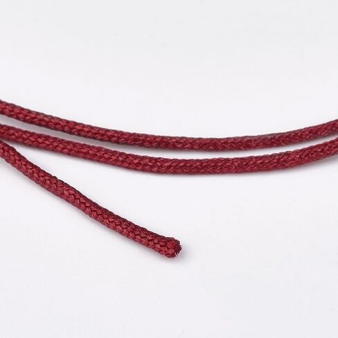 45M Nylon String for Bracelets 0.8mm Nylon Thread Chinese Knotting Cord Thread for DIY Braided Bracelet Necklace Beading Craft Wind Chime Macrame Craft, Yellow in Saudi Arabia