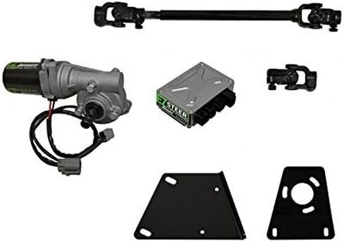 مجموعة التوجيه المعزز SuperATV UTV EZ-STEER لعام 2014+ Yamaha Viking / 2015+ Yamaha Viking VI - تقلل من جهد التوجيه | يزيل عثرة التوجيه | يخفف من الرعشة | صندوق تحكم مقاوم للماء ومدمج in Saudi Arabia