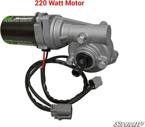 مجموعة التوجيه المعزز SuperATV UTV EZ-STEER لعام 2014+ Yamaha Viking / 2015+ Yamaha Viking VI - تقلل من جهد التوجيه | يزيل عثرة التوجيه | يخفف من الرعشة | صندوق تحكم مقاوم للماء ومدمج in Saudi Arabia