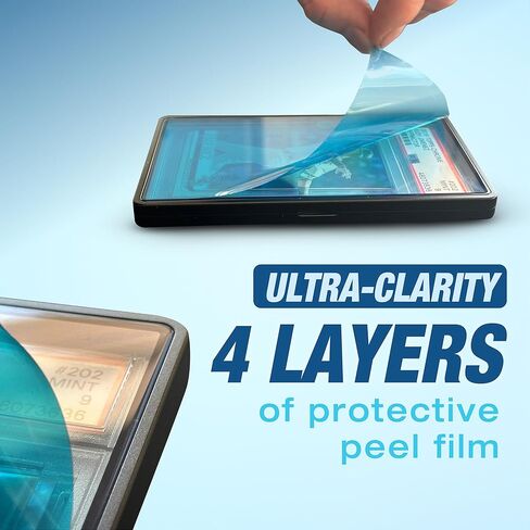 (3 عبوات) SellCCG PSA Slab Case واقي بطاقات متدرج PSA، TAG & CGC معدن مغناطيسي للحماية من الأشعة فوق البنفسجية زجاج عرض واقي صندوق ممتص للصدمات in Kuwait