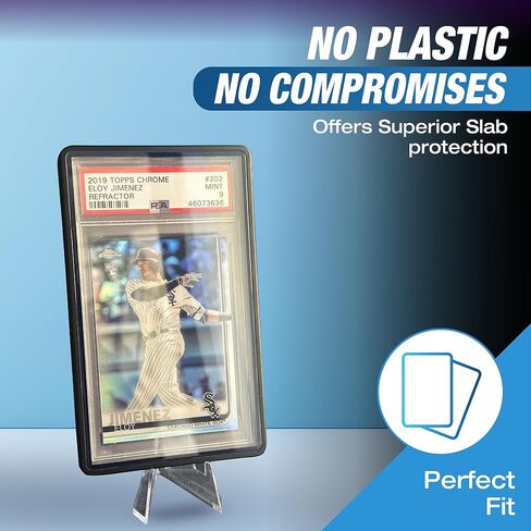 (3 عبوات) SellCCG PSA Slab Case واقي بطاقات متدرج PSA، TAG & CGC معدن مغناطيسي للحماية من الأشعة فوق البنفسجية زجاج عرض واقي صندوق ممتص للصدمات in Kuwait