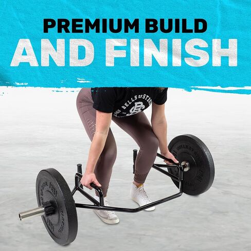 Trap Bar [Bells of Steel] Premium Hex Bar Deadlift | Open-Ended Frame Trap Bars for Weight Lifting, Gym Equipment for Home and Commercial | Built-in Deadlift Jack & Rotating Sleeves - 700lb Capacity in Saudi Arabia