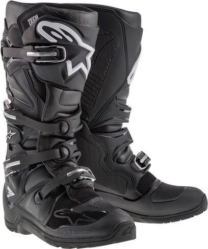 Alpinestars Tech 7 Enduro Boots Black/Dark Brown Sz 10 (2012114-1089-10) in Saudi Arabia