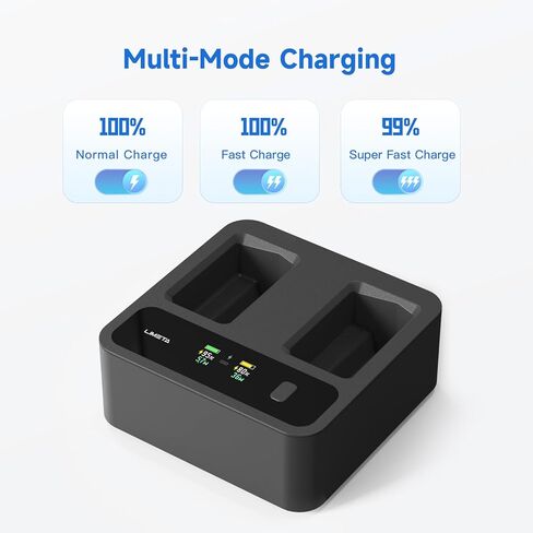ISDT 72W Battery Charger for DJI Mini 5 4 3 Pro Drone Dual Port Intelligent Fast Charging Hub with Multiple Modes, GaN Tech & App Control Accessories for Mini 4/3 Pro 50 Mins Full Charge in Saudi Arabia