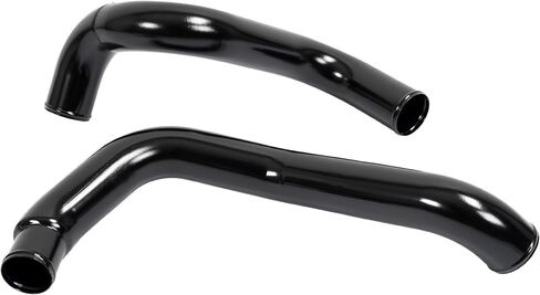 Turbo Intercooler Pipe Boots Kit with T-Bolt Clamps Intercooler Hose Compatible with 2003-2007 Ford F250 F350 F450 F550 6.0L Powerstroke Diesel (Primed Black) in Saudi Arabia