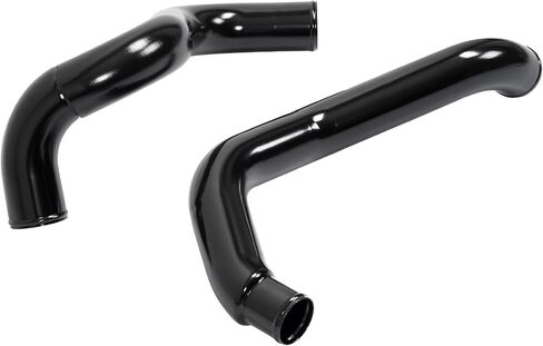 Turbo Intercooler Pipe Boots Kit with T-Bolt Clamps Intercooler Hose Compatible with 2003-2007 Ford F250 F350 F450 F550 6.0L Powerstroke Diesel (Primed Black) in Saudi Arabia