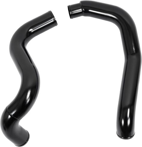 Turbo Intercooler Pipe Boots Kit with T-Bolt Clamps Intercooler Hose Compatible with 2003-2007 Ford F250 F350 F450 F550 6.0L Powerstroke Diesel (Primed Black) in Saudi Arabia