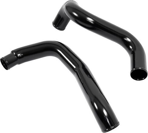 Turbo Intercooler Pipe Boots Kit with T-Bolt Clamps Intercooler Hose Compatible with 2003-2007 Ford F250 F350 F450 F550 6.0L Powerstroke Diesel (Primed Black) in Saudi Arabia
