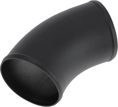 5" OD 45 Degree Bend 6064 Aluminum Alloy Tube Intercooler Pipe Surface Blasting Air Intake Connection Hose W/Double Bead Roll 3.9" Length Black in Saudi Arabia