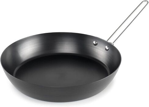 GSI Outdoors 8" Frypan, Lightweight Carbon Steel, Collapsible Handle Camp & Outdoor Frying Pan in Saudi Arabia