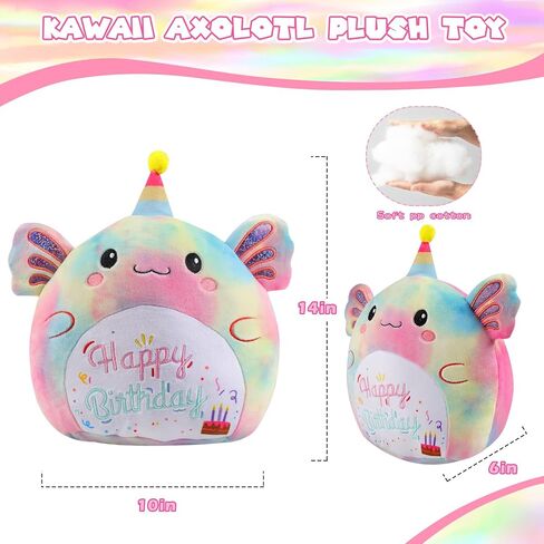 Cat Stuffed Animal Cat Plush Toys 12 Inch Soft Plushies Pillow Cute Gradient Purple Plushies Room Decoration Birthday Gifts for Kids Toddlers Girls and Boys in Saudi Arabia