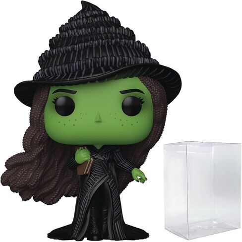 POP Movies: [Wicked] for Good Pt. 2 - Elphaba Funko Vinyl Figure (Bundled with Compatible Box Protector Case), Multicolor, 3.75 inches in Saudi Arabia
