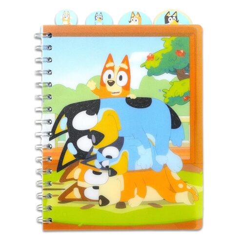 Bluey Tabbed Journal Set - Bundle with Notebook with Tab Dividers, Pens, Stickers, Sticky Tabs, More for Kids, Adults | Bluey Journal Notebook Stationery Pack in Saudi Arabia