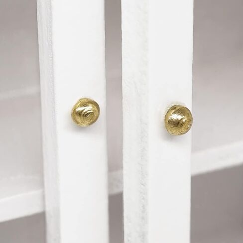 خزانة حائط لبيت الدمى من Odoria مصغرة: خزانة علوية للتخزين بمقياس 1/12 لمخزن المطبخ الحديث - رف عرض صغير لأثاث الحمام الخشبي وخزانة الكتب باللون الأبيض in Kuwait