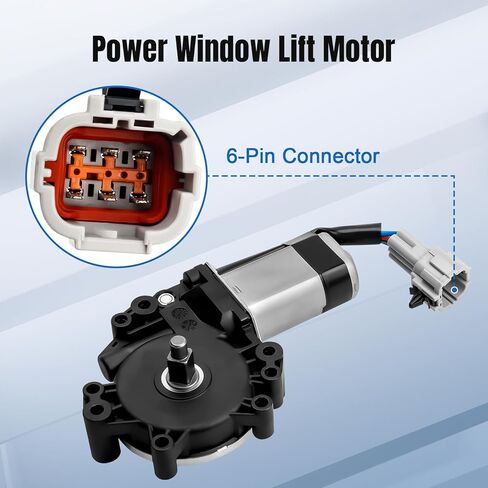 Front Right Passenger Side Power Window Lift Motor Compatible with Nissan Titan Armada Infiniti QX56 2004 2005 2006 2007 2008 2009 2010 2011 2012 2013 2014 2015, 742-528 in Saudi Arabia