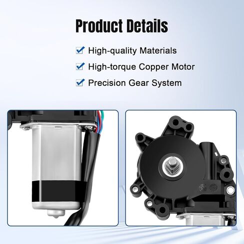 Front Right Passenger Side Power Window Lift Motor Compatible with Nissan Titan Armada Infiniti QX56 2004 2005 2006 2007 2008 2009 2010 2011 2012 2013 2014 2015, 742-528 in Saudi Arabia