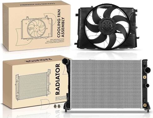 Replacement Parts for Radiator&Cooling Fan Assembly Kit for Mercedes-Benz C300 C350 CLS400 E350 E400 Mod-AP88P-96495 in Saudi Arabia