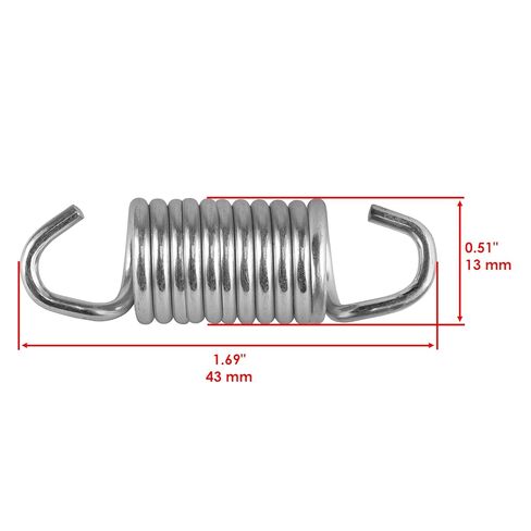 Caltric Muffler Gaskets & Springs Kit Compatible with Arctic Cat Zr580 Efi 1993 1994 1995 1996 1997 in Saudi Arabia