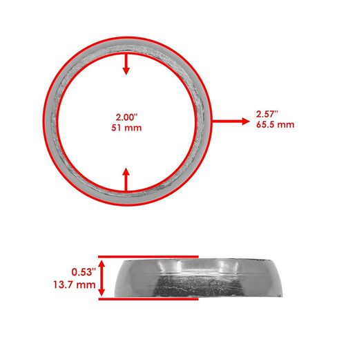 Caltric Muffler Gaskets & Springs Kit Compatible with Arctic Cat Ext 550 1992 1993 Ext Special 1991 in Saudi Arabia