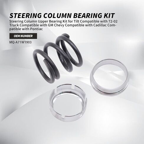 Steering Column Upper Bearing Kit for Tilt Compatible with 72-02 Truck, GM Chevy, Cadillac, Pontiac in Saudi Arabia