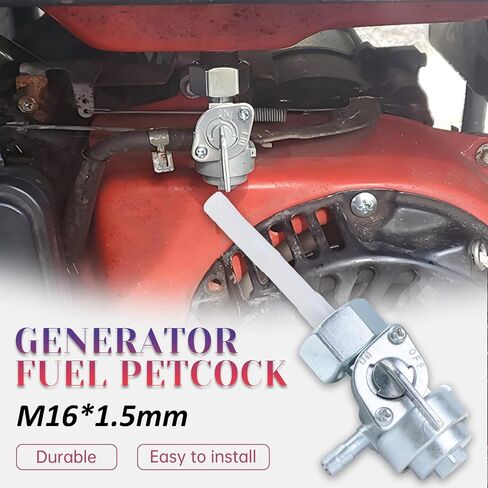 WOTIAN مولد خزان الغاز مفتاح الوقود Petcock صمام إيقاف الوقود لأجزاء مولد Predator Generac 3500w-9000w M16x1.5mm مع فلتر الوقود in Saudi Arabia