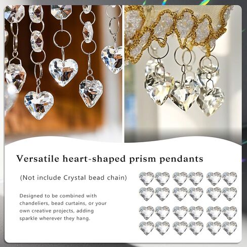 Crystalsuncatcher 24pcs Clear Crystal Ball Prism Suncatcher Rainbow Pendants Maker, Hanging Crystals Prisms for Windows,20mm in Kuwait