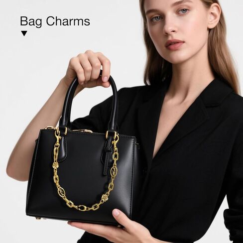 Gold Bag Charms Purse Charm Extender Chain - Gold Vintage Bag Accessories - Cute Handle Replacement Charms Accessories - Handbags Tote Bags Accessories Gifts for Women in Saudi Arabia