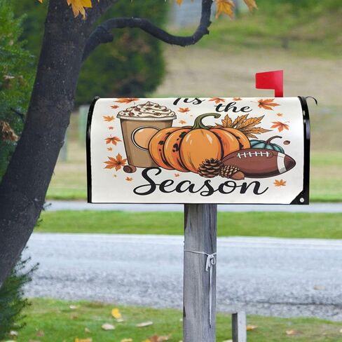 ALAZA Summer Time with Beach Magnetic Mailbox Cover MailWraps Garden Yard Home Decor for Outside Standard Size-18"x 20.8" in Kuwait
