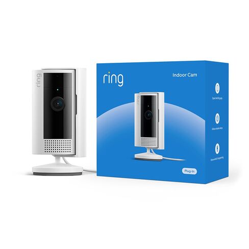 Ring Indoor Cam (newest model) — Home or business security in 1080p HD video, White in Kuwait