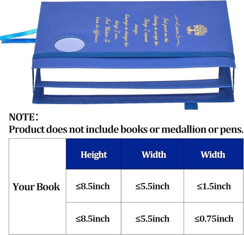 Premium Double AA Big Book Cover,PU Leather Book Cover with Coin Holder,Perfect for AA Big Book and 12 Steps & 12 Traditions in Kuwait