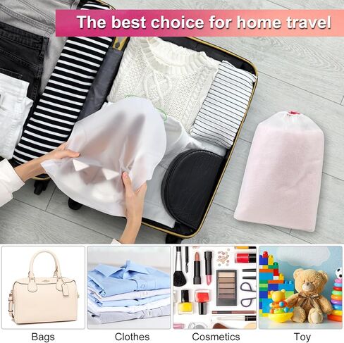 Vivinin 18 Pack Shoe Bags for Travel, 11.8in x 15.7in Travel Shoe Bags for Packing, Travel Bag for Shoes, Storage Bags for Men and Women in Saudi Arabia