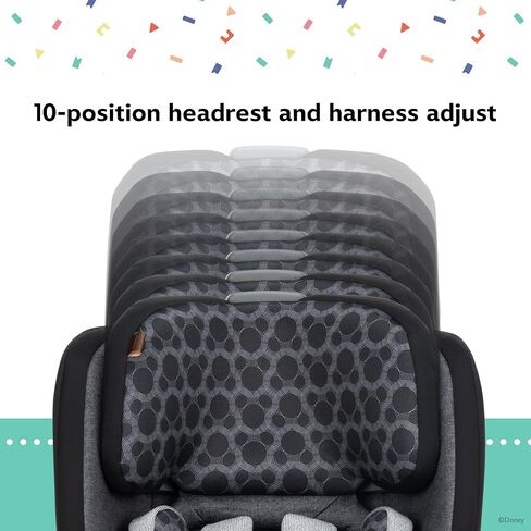 Disney Baby Turn and Go 360 Rotating All-in-One Convertible Car Seat, Vintage Mickey Mouse in Kuwait