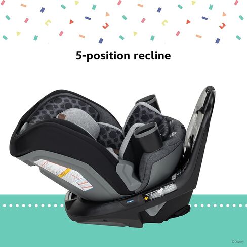 Disney Baby Turn and Go 360 Rotating All-in-One Convertible Car Seat, Vintage Mickey Mouse in Kuwait