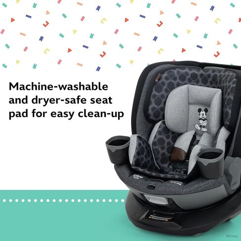 Disney Baby Turn and Go 360 Rotating All-in-One Convertible Car Seat, Vintage Mickey Mouse in Kuwait