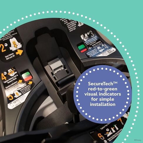 Disney Baby Turn and Go 360 Rotating All-in-One Convertible Car Seat, Vintage Mickey Mouse in Kuwait