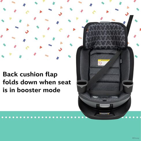 Disney Baby Turn and Go 360 Rotating All-in-One Convertible Car Seat, Vintage Mickey Mouse in Kuwait