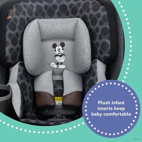 Disney Baby Turn and Go 360 Rotating All-in-One Convertible Car Seat, Vintage Mickey Mouse in Kuwait