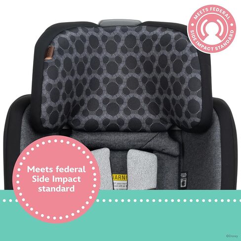 Disney Baby Turn and Go 360 Rotating All-in-One Convertible Car Seat, Vintage Mickey Mouse in Kuwait