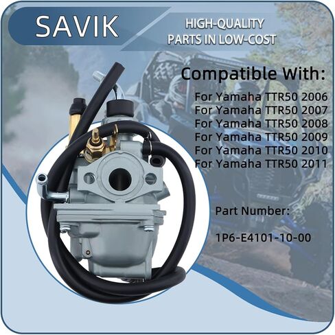 TTR50 المكربن ​​لياماها TTR50 TTR 50CC دراجة نارية الترابية دراجة 2006-2011 1P6-E4101-10-00 in Kuwait