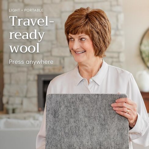 سجادة ضغط صوف لخياطة اللحف مقاس 15 بوصة × 54 بوصة وسادة كي من الصوف النيوزيلاندي 100% لخياطة اللحف | لوازم خياطة اللحف من ألواح الكي in Saudi Arabia