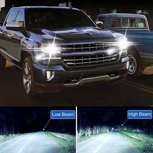 DZG D5S 25W HID المصابيح الأمامية، لعام 2016 2017 2018 تشيفي سيلفرادو 1500 WT LS LT 2015-2018 جي ​​إم سي سييرا 1500 2500 3500 HD، 8000K قاعدة معدنية بيضاء باردة زينون استبدال لمبة شعاع عالية منخفضة، حزمة من 2 in Kuwait