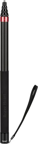 23.5 to114cm Extended Monopod Pole Invisible Selfie Stick for insta360 Insta 360 one x x2 x3 X4 ONE RS GO 2 GO 3 for Gopro Hero 13 12 9 DJI Camera Accessories in Kuwait